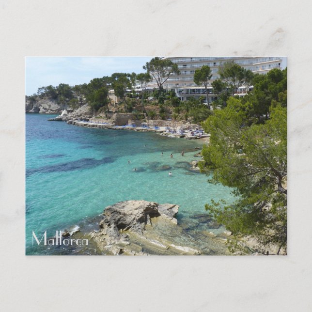 carte postale Cala Fornells à Majorque (Devant)