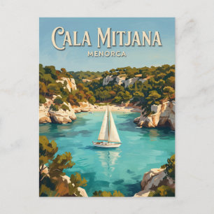 Carte Postale Cala Mitjana Espagne