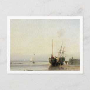 Carte Postale Calais Pier, c.1823-24 (oil on panel)