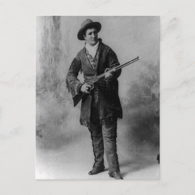 Carte Postale Calamité Jane Portrait (Devant)