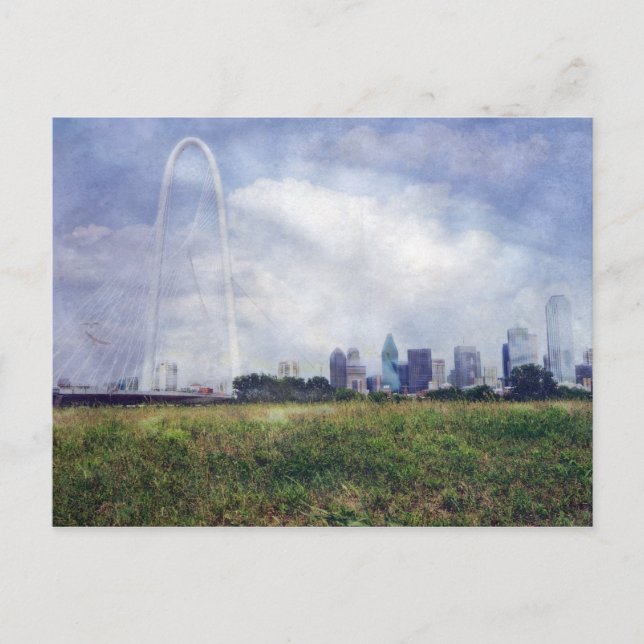 Carte Postale Calatrava Bridge Dallas, Texas (Devant)