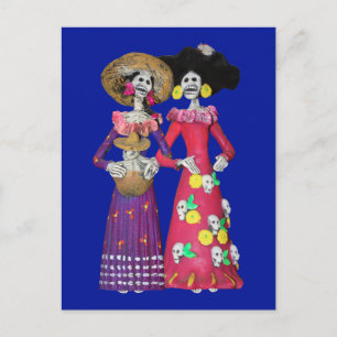 Carte Postale Calavera Amigas