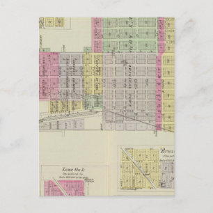 Carte Postale Caldwell, Cherokee, Opolis et McCune, Kansas