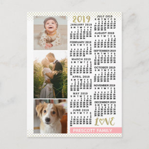 Carte Postale Calendrier 2019 (Voir la description pour la nouve