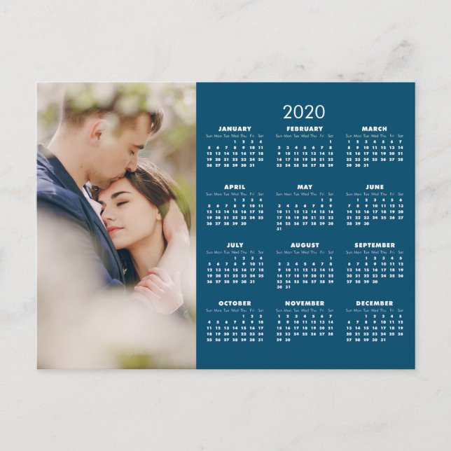 Carte Postale Calendrier 2020 Votre photo (Devant)