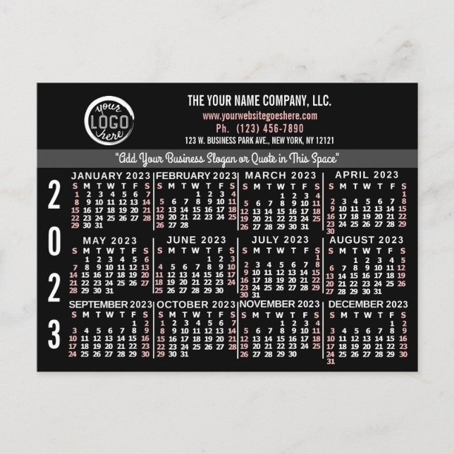 Carte Postale Calendrier 2023 (Voir la description pour la versi (Devant)