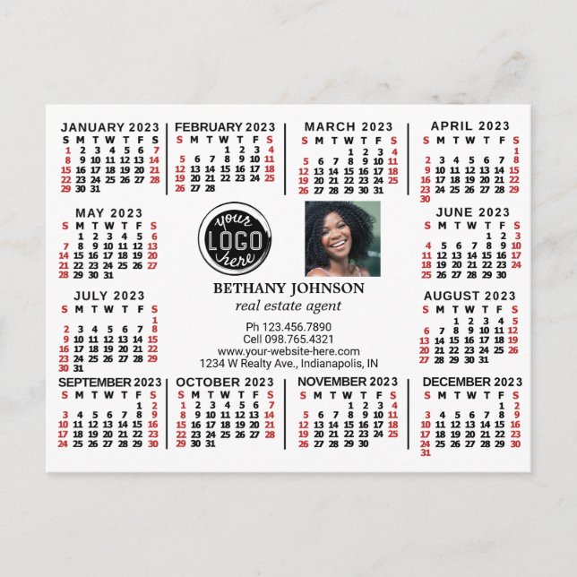 Carte Postale Calendrier 2023 (Voir la description pour la versi (Devant)