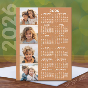 Carte Postale Calendrier avec 4 photos - Terra Cotta