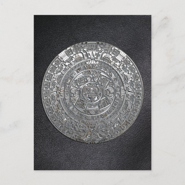 Carte Postale Calendrier Aztec Argent (Devant)