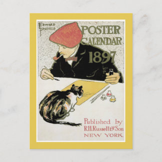 Carte postale Calendrier de l'affiche