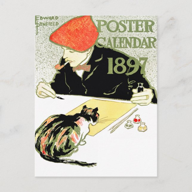 Carte Postale Calendrier de l'affiche - Edward Penfield - art de (Devant)