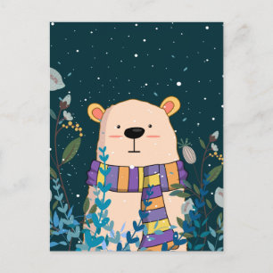 Carte postale Calendrier de l'ours