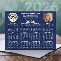 Calendrier - logo, photo, contact professionnel -