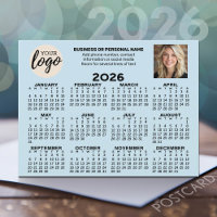 Calendrier - logo, photo, contact professionnel - 