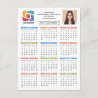 Calendrier personnalisé 2027 Entreprise Logo Socié