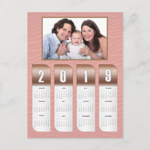 Carte Postale Calendriers photo personnalisés 2019