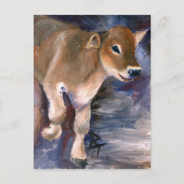 Carte Postale Calf Brown Suisse (Devant)