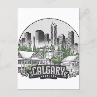 Carte Postale Calgary City Canada