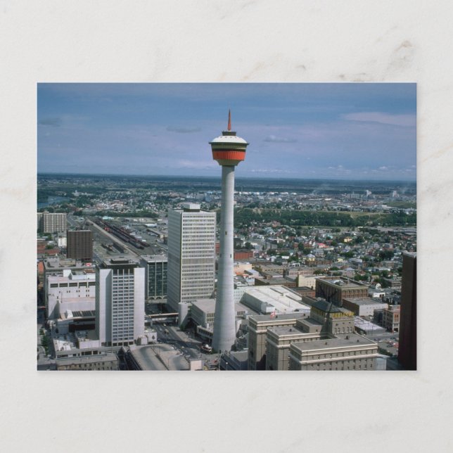 Carte Postale Calgary Tower, Alberta, Canada (Devant)