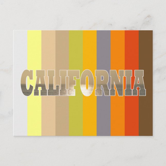 Carte postale California (Devant)