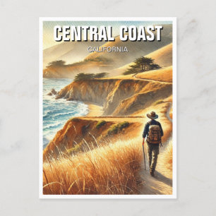 Carte Postale California Central Coast Hiker