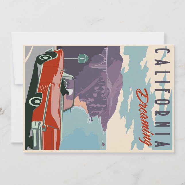 Carte postale California Dream (Devant)