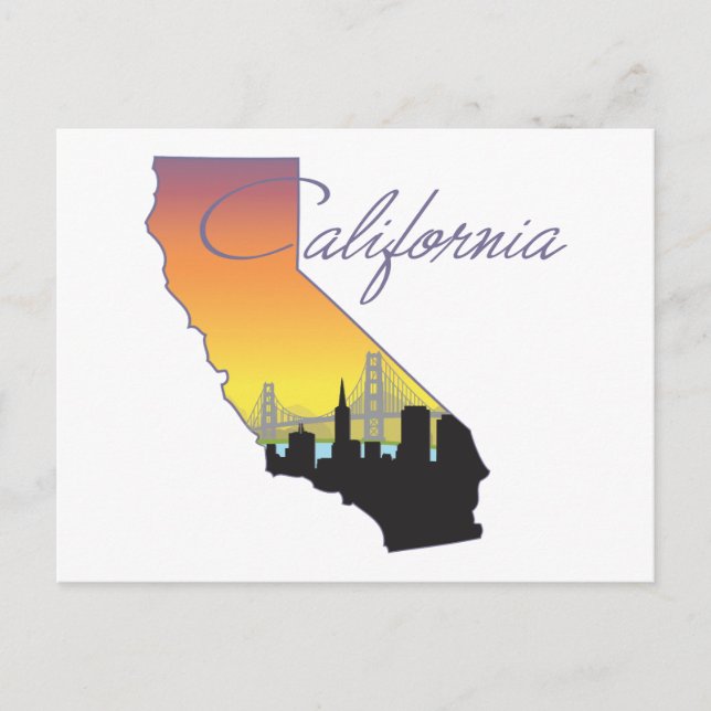 Carte Postale Californie (Devant)
