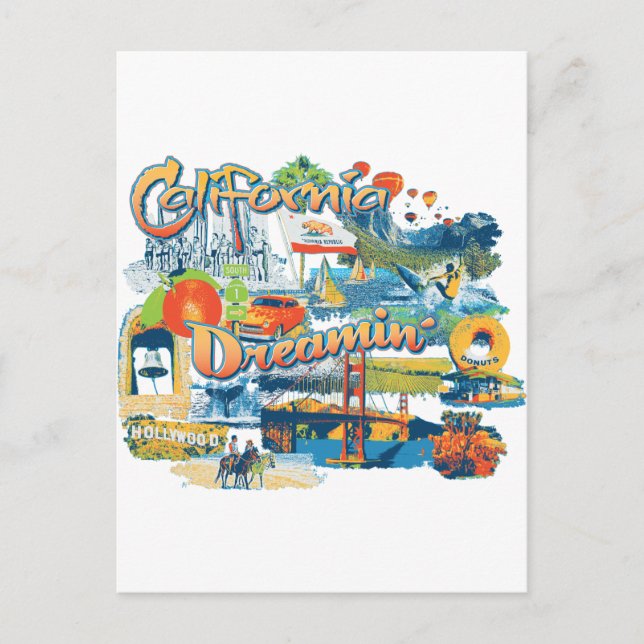 Carte Postale Californie (Devant)