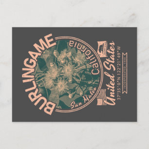 CARTE POSTALE CALIFORNIE DE BURLINGAME - EUCALYPTUS TREE