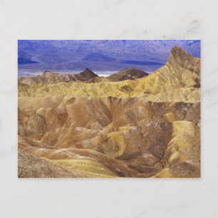 Carte Postale Californie : Death Valley NP, vue de Zabriskie
