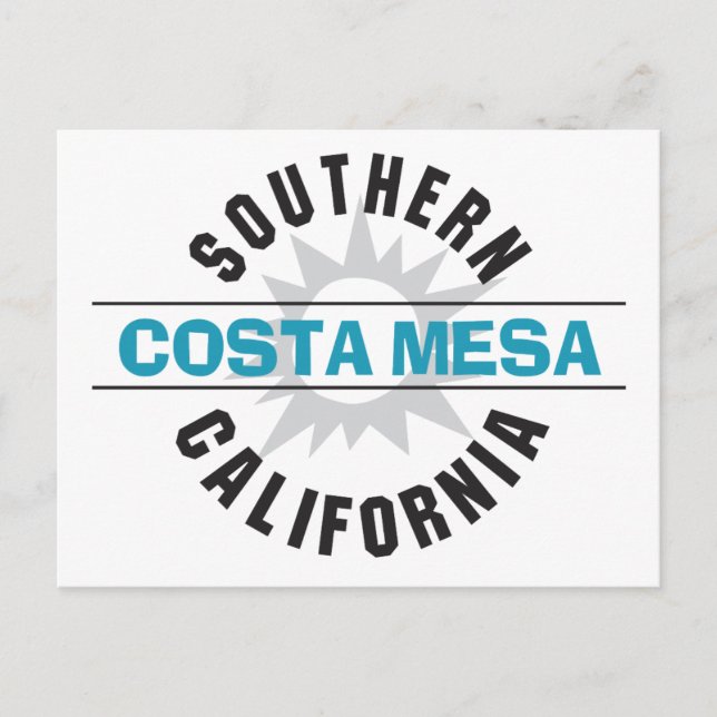 Carte Postale Californie du Sud - Costa Mesa (Devant)