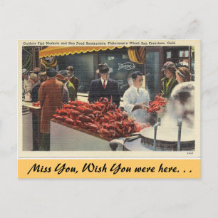 Carte Postale Californie, Fishermans's Wharf