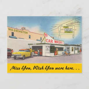 Carte Postale Californie, Lave-auto de Culver City