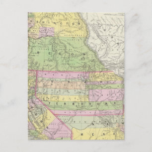 Carte Postale Californie, Oregon, Washington, Utah, Nouveau-Mexi