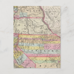 Carte Postale Californie, Oregon, Washington, Utah, Nouveau-Mexi