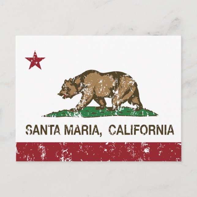Carte Postale Californie Père Noël Maria (Devant)