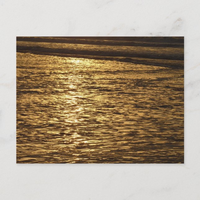 Carte Postale Californie Sunset Waves Ocean Seascape (Devant)