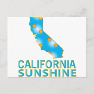 Carte Postale Californie Sunshine