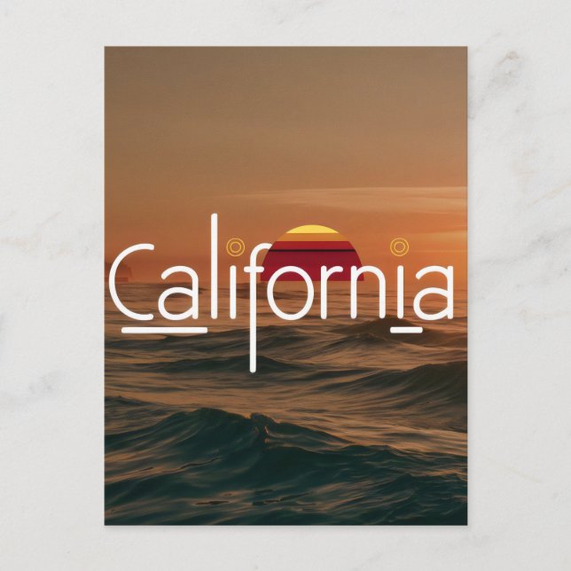 Carte postale californienne (Devant)