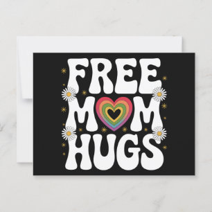 Carte Postale Câlins gratuits de maman Transgenre Lesbienne Gay 