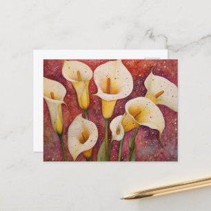 Carte Postale Calla Lillies
