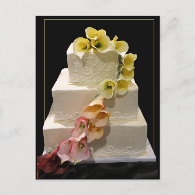 Carte Postale Calla lily mariage (Devant)