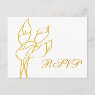Carte postale Calla Lily RSVP