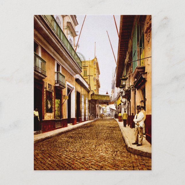Carte Postale Calle de Habana Havana Cuba (Devant)