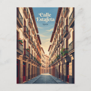 Carte Postale Calle Estafeta Espagne