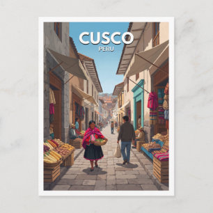 Carte Postale Calle Nueva, Cusco Pérou Voyage