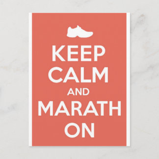 Carte Postale Calme et marathon