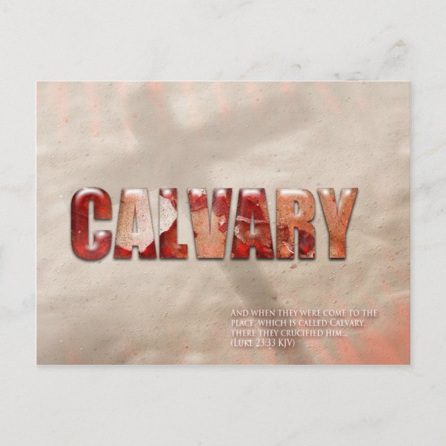 Carte Postale Calvaire (Devant)