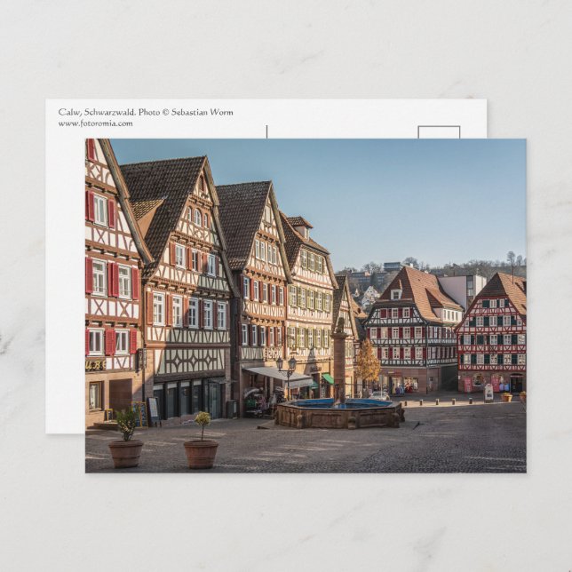 Carte Postale Calw Schwarzwald (Devant / Derrière)