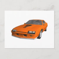 Camaro Sports Voiture des années 80 : 3D Modèle :